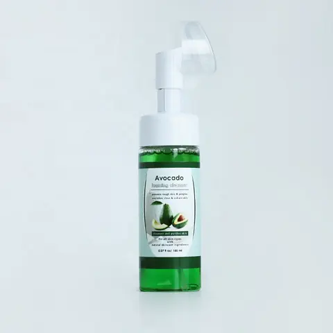 Acne Clear Avocado Facial Foam Acne-Free Formula Deep Cleansing Avocado Cleanser Cosmetic Clear Face wash