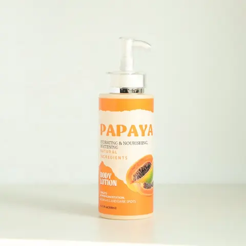Factory Wholesale Hot Selling Body Lotion Custom Smell Moisturizer papaya moisturizing cream lotion oem skincare product