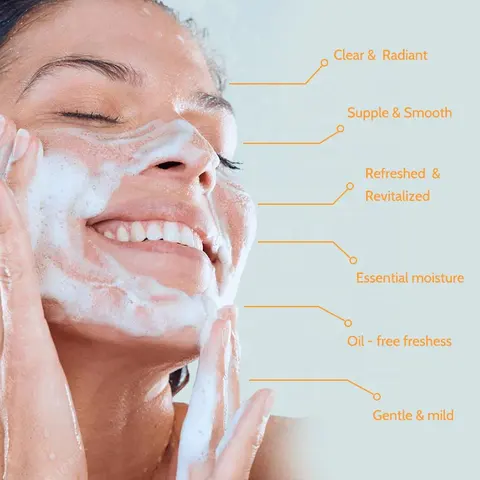 Hot selling Skin Care Facial Organic face Mousse Deep Pore Cleansing Acne Treatment Turmeric Facial Cleanser