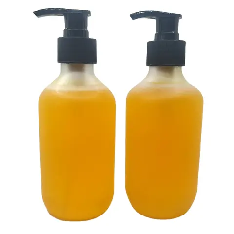Papaya shower gel cleansing, whitening and moisturizing 300ml two bottles, suitable for all skin types