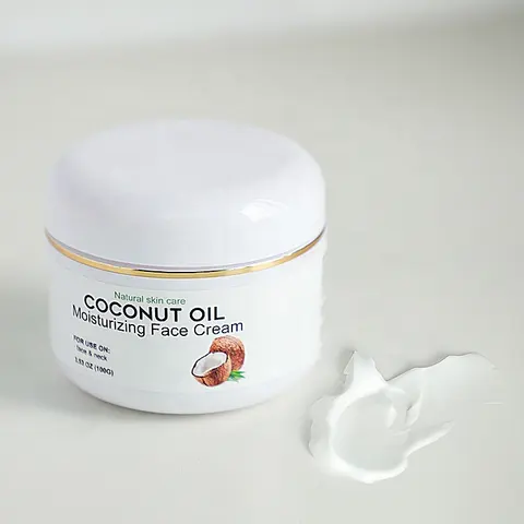 Organic Coconut Oil Extract Firming Nourishing Brightening Cream Moisturizing Facial Cream