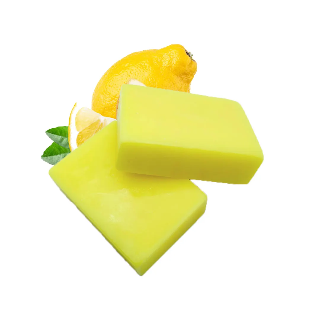 Wholesale-Lemon-Handmade-Soap-Facial-Whitening-Brightening.webp Wholesale Lemon Handmade Soap Facial Whitening Brightening Vitamin C Lemon Handmade Soap - Image 1