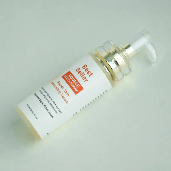 double glutathione super skin whitening serum dark spot correcting natural vegan face care face serum