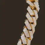 Iced Out 15mm Men's Miami Cuban Link Necklace Hip Hop Cubic Zirconia Bling Prong Cuban Chain - Image 6