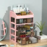 Drawer Style Storage Box Transparent Jewelry Skin Care Products Storage Box High-capacity Desktop Clutter Dustproof Organizer - Image 5