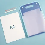 1 A4 Macaron vertical binding file bag Student test paper storage bag 13 cell portable organ bag, office school supplies - Image 5