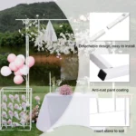 Stereoscopic Garden Arch Arbor Arbour Super Strong Metal Wedding Arch Decor Outdoor Pergola Trellis - Image 6