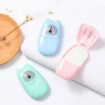 Travel Disposable Soap Paper Portable Small Soap Hand Soap Paper 50 Pack/box Bath Products Hotel Soap Paper Portable Soap - Image 2