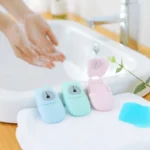 Travel Disposable Soap Paper Portable Small Soap Hand Soap Paper 50 Pack/box Bath Products Hotel Soap Paper Portable Soap