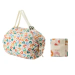 Folding Shopping Bag With Large Capacity And Portable Hand-held Spring Roll Bag For Japanese Accordion Supermarket Shopping - Image 6