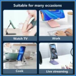 Foldable ABS desktop mobile phone stand for iPad iPhone 13 X smartphone support tablet desk cell phone portable holder bracket - Image 4