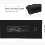 Pc Gamer Mousepad Great Wave Keyboard Big Gaming Mouse Pad White Kawaii Mat Rubber Accessories Computer Laptop Setup Desk Mat - Image 3