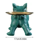 30cm Home Decor Bulldog Figurine Dog Statue Storage Box Animal Ornament Resin Craft Art Sculpture Figurine Home Puppy Sculpture - Image 6