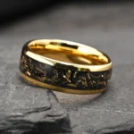 8MM tungsten ring anillos bague homme pareja de compromiso fashion jewelry Men's wedding bands couple 18K engagement rings gifts - Image 3