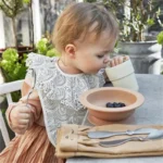 Baby Bibs INS Nordic Style Angel Feed Pocket Burp Girl Boy Infant Meals Bib Waterproof Easy Clean Cute Elephant Bibs Soft PU - Image 5