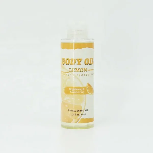 lemon extract moisturizing whitening glowing massage oil herbal vitamin C oil brightening body care