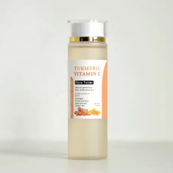 organic brightening natural skin care product face care anti acne dark spot hydrating turmeric vitmain c toner
